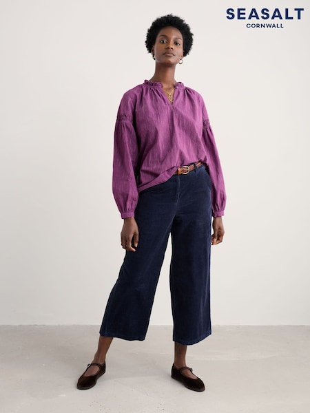 Seasalt Cornwall Purple Gwel Top (Y31279) | €71