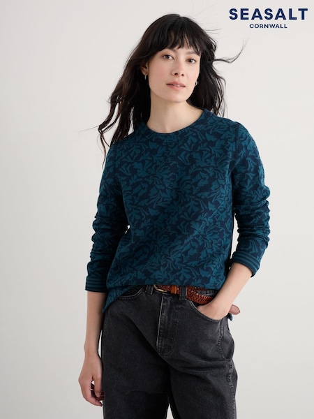 Seasalt Cornwall Blue Gwennol Top (Y31296) | €88