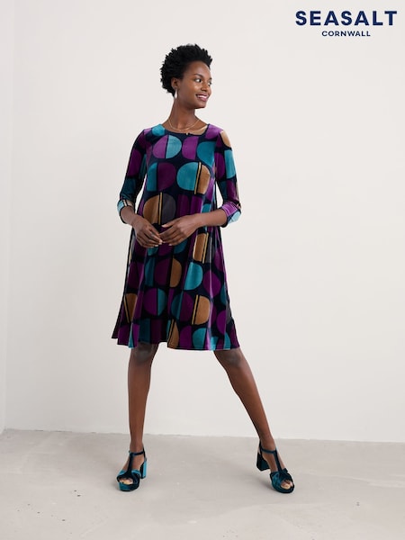 Seasalt Cornwall Blue Mahonia Dress (Y31331) | €109