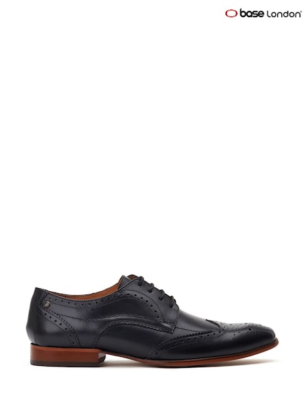 Crno - Base London Barbera Lace Up Brogue Shoes (Y32503) | 11,350 RSD
