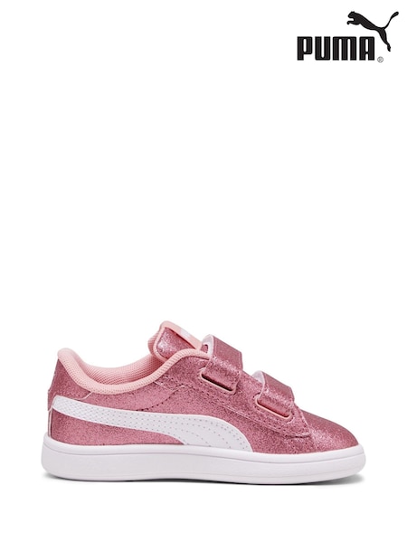 Puma Pink PUMA Smash 3.0 Glitz Glam Toddlers' Trainers (Y32870) | AED186