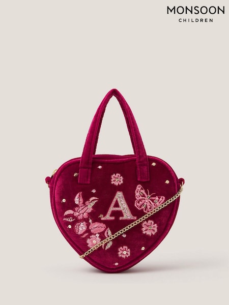 Monsoon Embroidered Initial Heart Bag M (Y32890) | ‏121 د.إ.‏