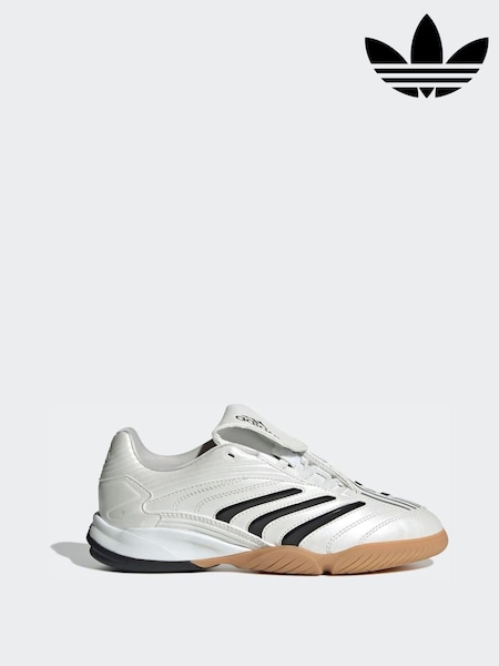 adidas Originals White/Black Predator Sala Junior Trainers (Y32919) | €104