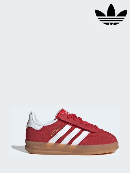 adidas originals Gazelle Indoor Comfort Closure Elastic Lace Infant Trainers (Y32936) | R$ 445