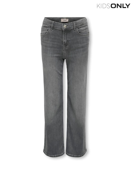 ONLY KIDS Grey Madison Wide Leg Jeans (Y33188) | AED186