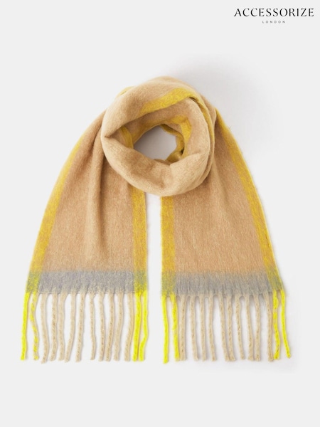 Accessorize Orange Supersoft Contrast Scarf (Y33203) | €33