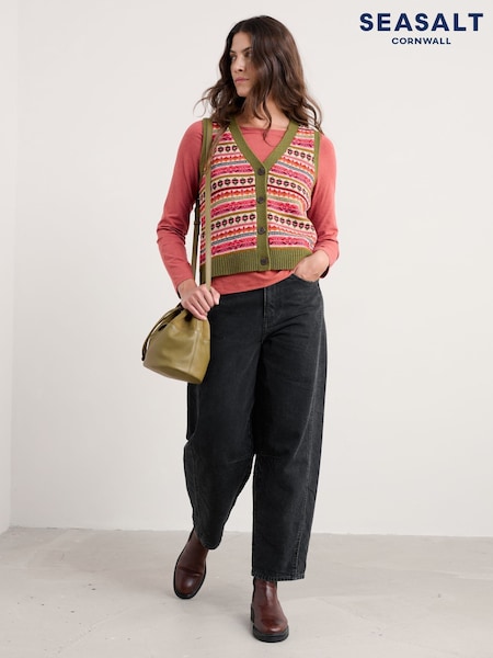 Seasalt Cornwall Percella Cove Vest Merino Waistcoat (Y33313) | 114 €