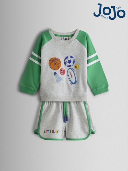 Jojo Maman Bébé Sweat Top and Shorts Set (Y33627) | 45 € - 54 €