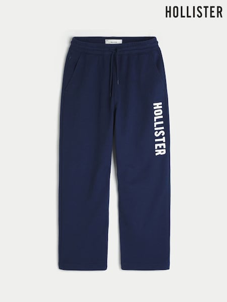 Hollister Blue Baggy Logo Joggers (Y33873) | R$ 355