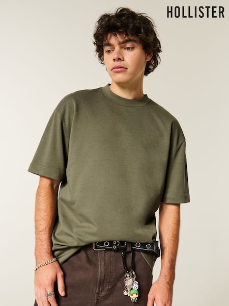 Cooling Fabric Boxy Short Sleeve T-Shirt (Y33875) | LEI 119