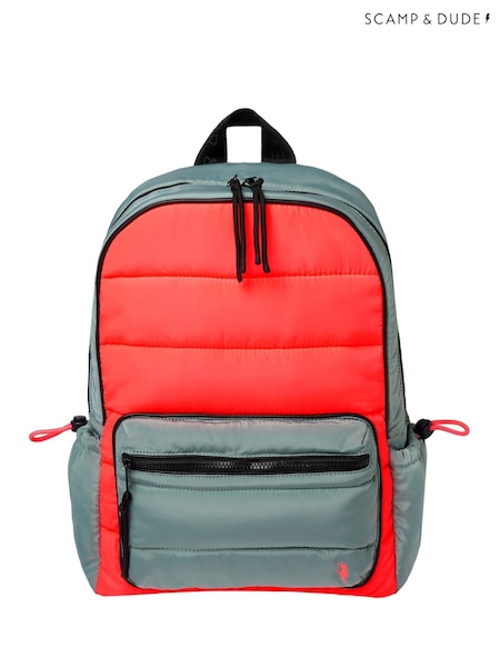 SCAMP & DUDE Two Colour Puffer Backpack Solid Plain (Y34094) | ‏466 د.إ.‏