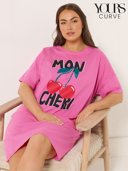 Yours Curve Mon Cheri Sleeptee Nightdress (Y34231) | 28 €
