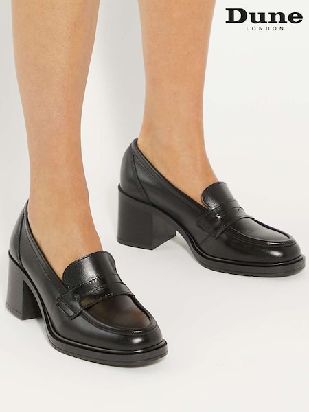 Dune London Black Gratefully Loafers (Y34293) | €131