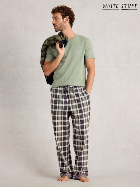 White Stuff Grey Moorland Flannel Pyjama Trousers (Y34556) | €57
