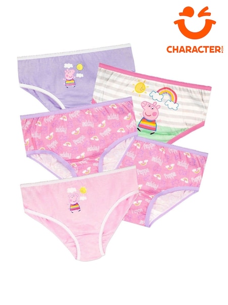 Character Pink Peppa Pig Rainbow Underwears 5 Pack (Y34582) | € 20