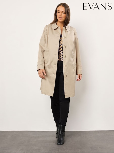 Evans Natural Trench Coat (Y34791) | €102