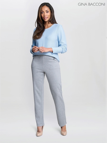 Gina Bacconi Grey Anna-Maria Tailored Trousers (Y34849) | 179 €