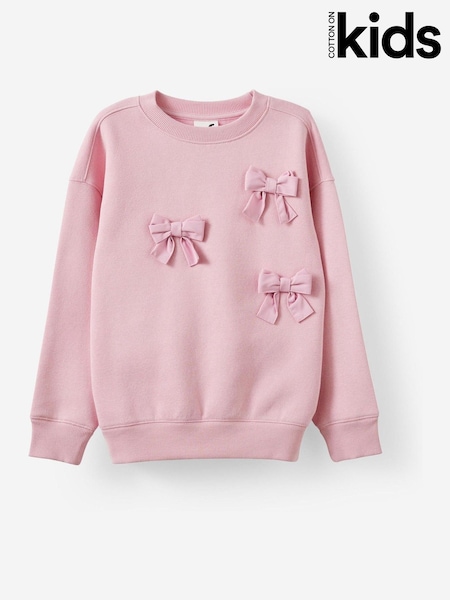 Cotton On Pink Sammy Oversized Crew Top (Y35001) | €24