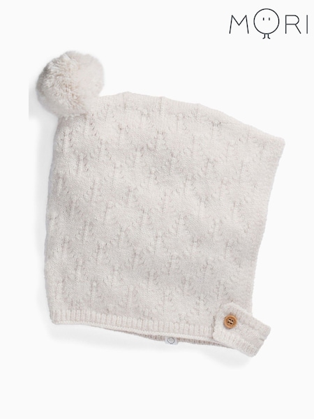 MORI Supersoft Knitted Bonnet Hat (Y35027) | AED128