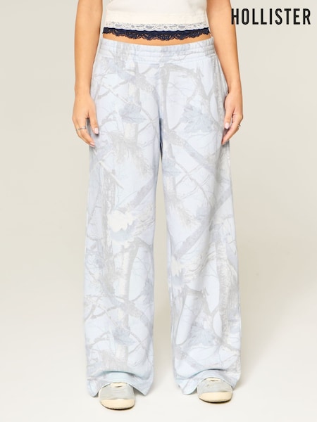 Hollister Low Rise Baggy Doe Print Joggers (Y35155) | 268 SAR