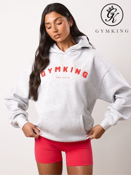 Gym King Shadow Oversized Hoodie (Y35167) | 86 €