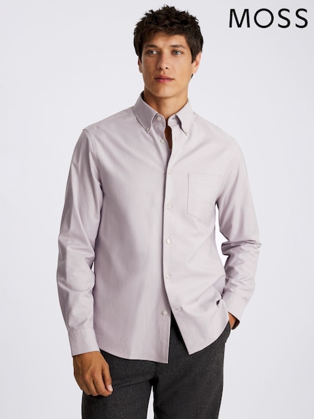 Lilac Washed Oxford Shirt (Y35198) | €57