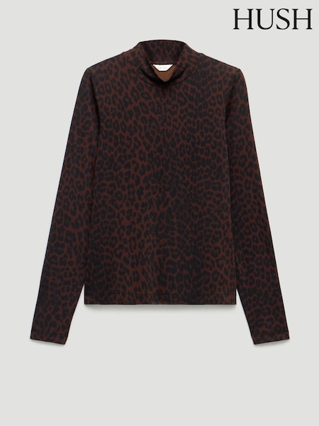 Hush Animal Printed Long Sleeve Top (Y35391) | €63