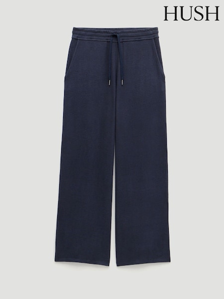 Hush Blue Elle Supersoft Wide Leg Joggers (Y35414) | €71