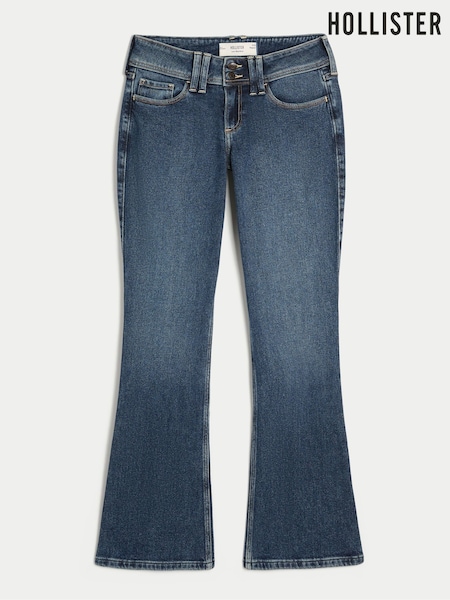 Hollister Blue Low Rise Bootcut Flare Jeans (Y35645) | €51