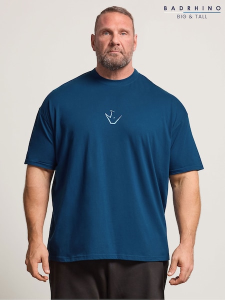 Azul - BadRhino Big & Tall IronRhino Powerhouse T-Shirt (Y35815) | 34 €