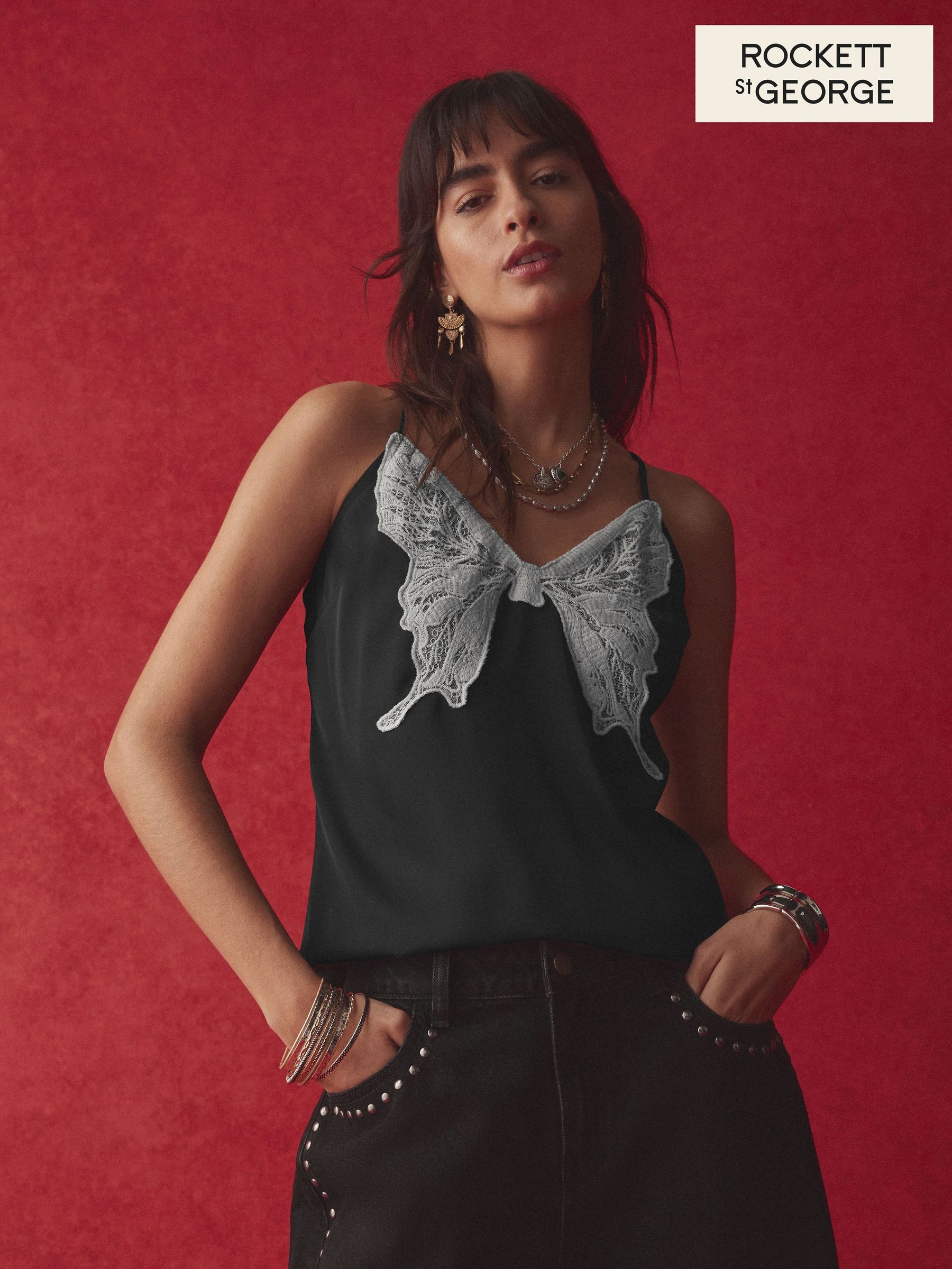 Women's Lace Camisoles | Lace Cami Tops | Next Official Site