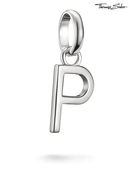 Thomas Sabo Silver Charm Connect letter P Pendant (Y35915) | €28