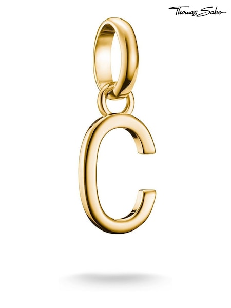 Thomas Sabo Gold Charm Connect letter C Pendant (Y35934) | €37