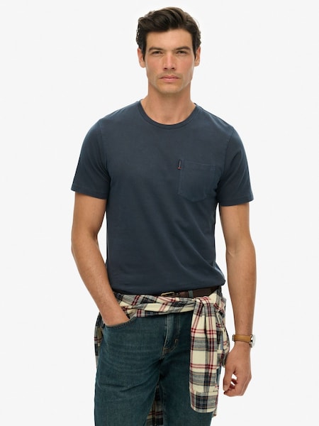Superdry Blue Classic Essential Pocket T-Shirt (Y36008) | €35