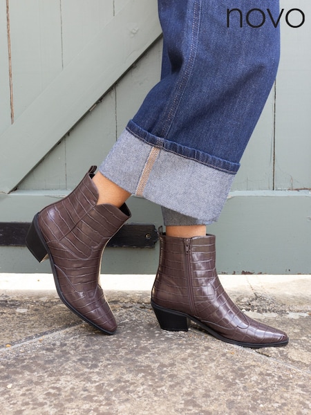 Novo Diablo Low Heel Western Boots (Y36055) | 72 €