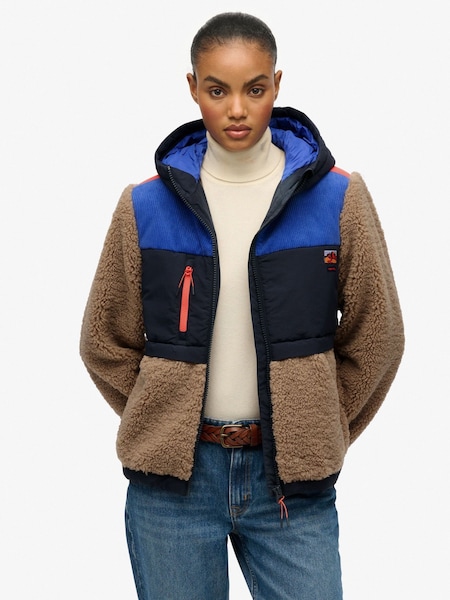 Superdry Grey Hooded Fleece Jacket (Y36144) | €114