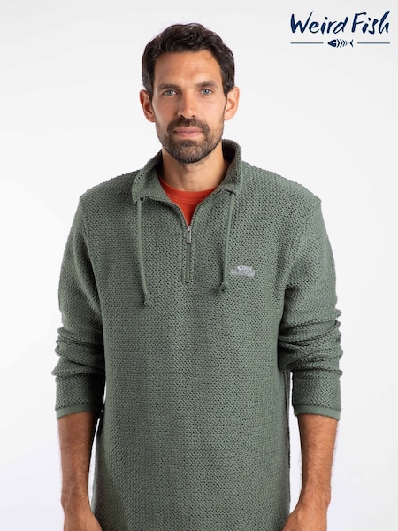 Weird Fish Cruiser Quarter Zip Macaroni (Y36152) | 106 €