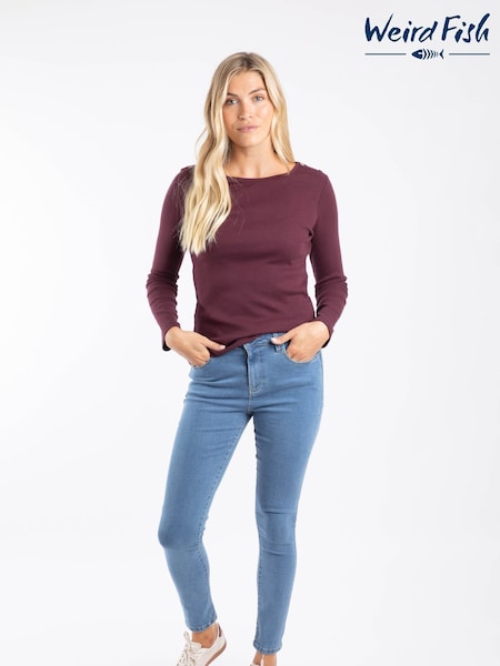 Weird Fish Blue Gerrie Slim Leg Jeans (Y36234) | €77