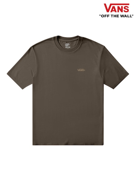 Khaki zelená - Regular Vans Left Chest Short Sleeve T-shirt
