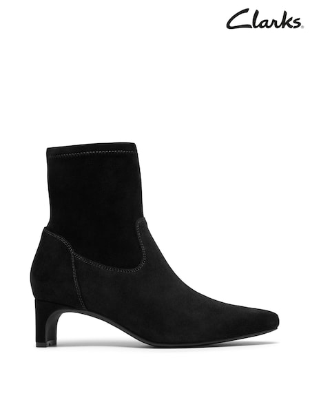Zwart - Clarks Edina Stretch Boots