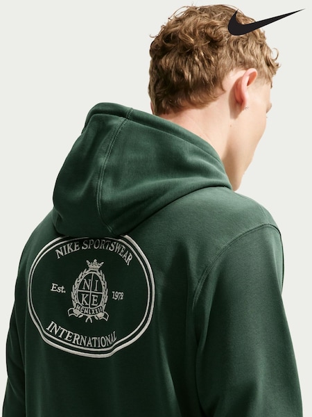 Green - Regular Nike Sportswear Club French Terry Hoodie