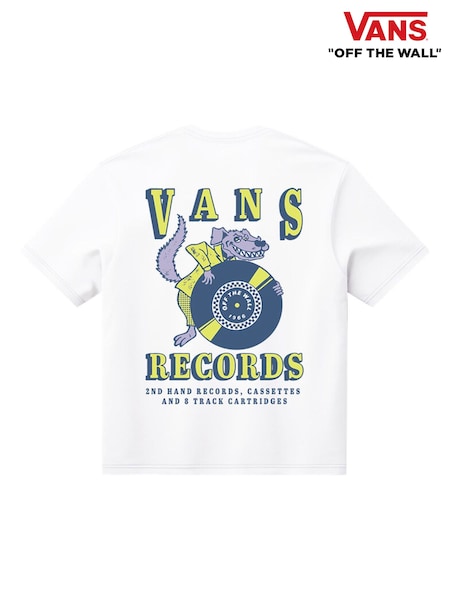 White - Regular Vans Recordings Short Sleeve T-shirt