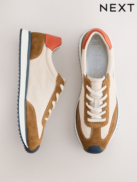 Navy - Forever Comfort® Suede Trainers