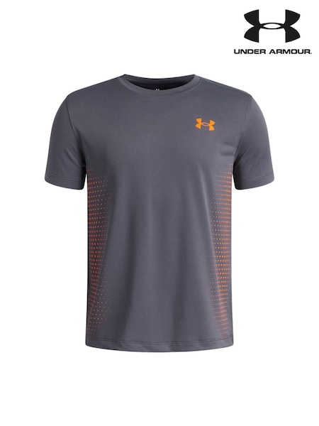 Grey - Under Armour Tech Play Short Sleeve T-shirt