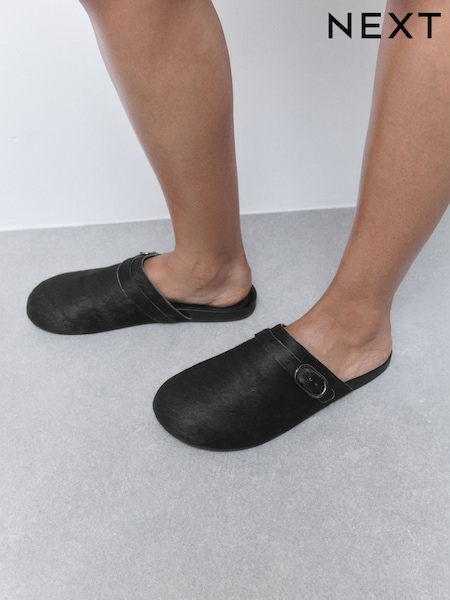 Qara - Forever Comfort® Dəyirmi Barmaqlı İncə Ayaqlı Ayaqqabılar