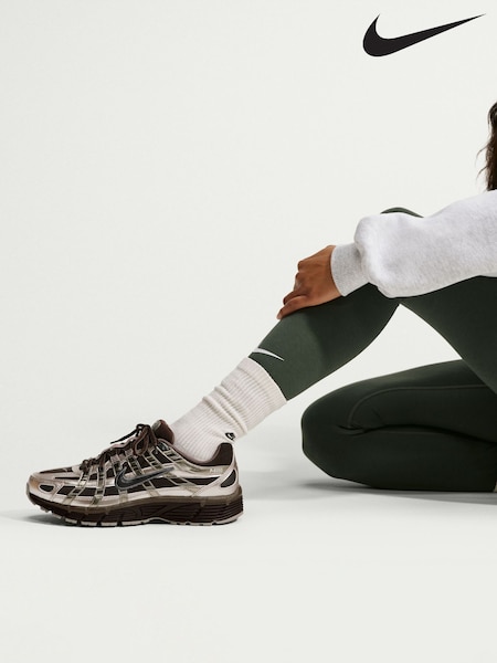 Brown - Nike P-6000 Trainers