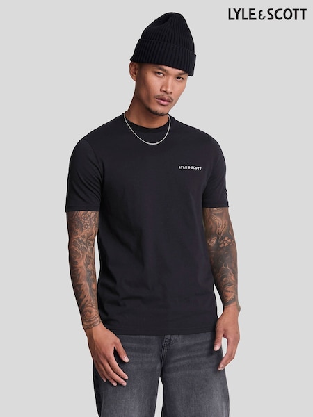 Lyle & Scott Blue Embroidered T-Shirt (Y37245) | €48