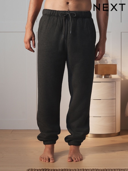 Charcoal Grey - Regular Supersoft Borg Lined Joggers