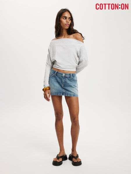 Cotton On Peyton Off Shoulder Long Sleeve Top (Y37617) | 140 zł