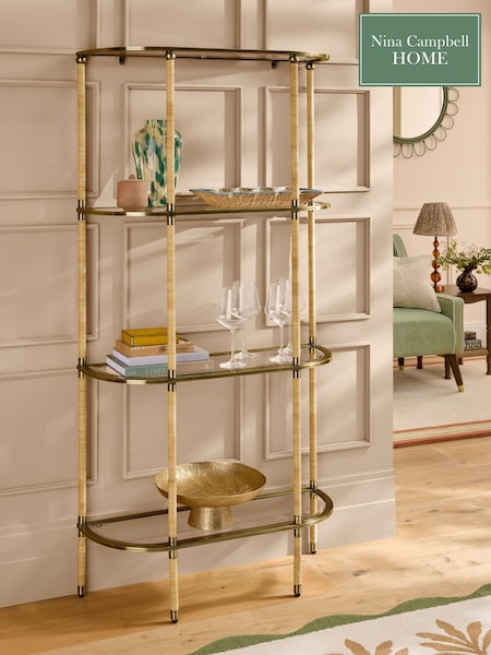 Nina Campbell Sagano Shelving Unit
